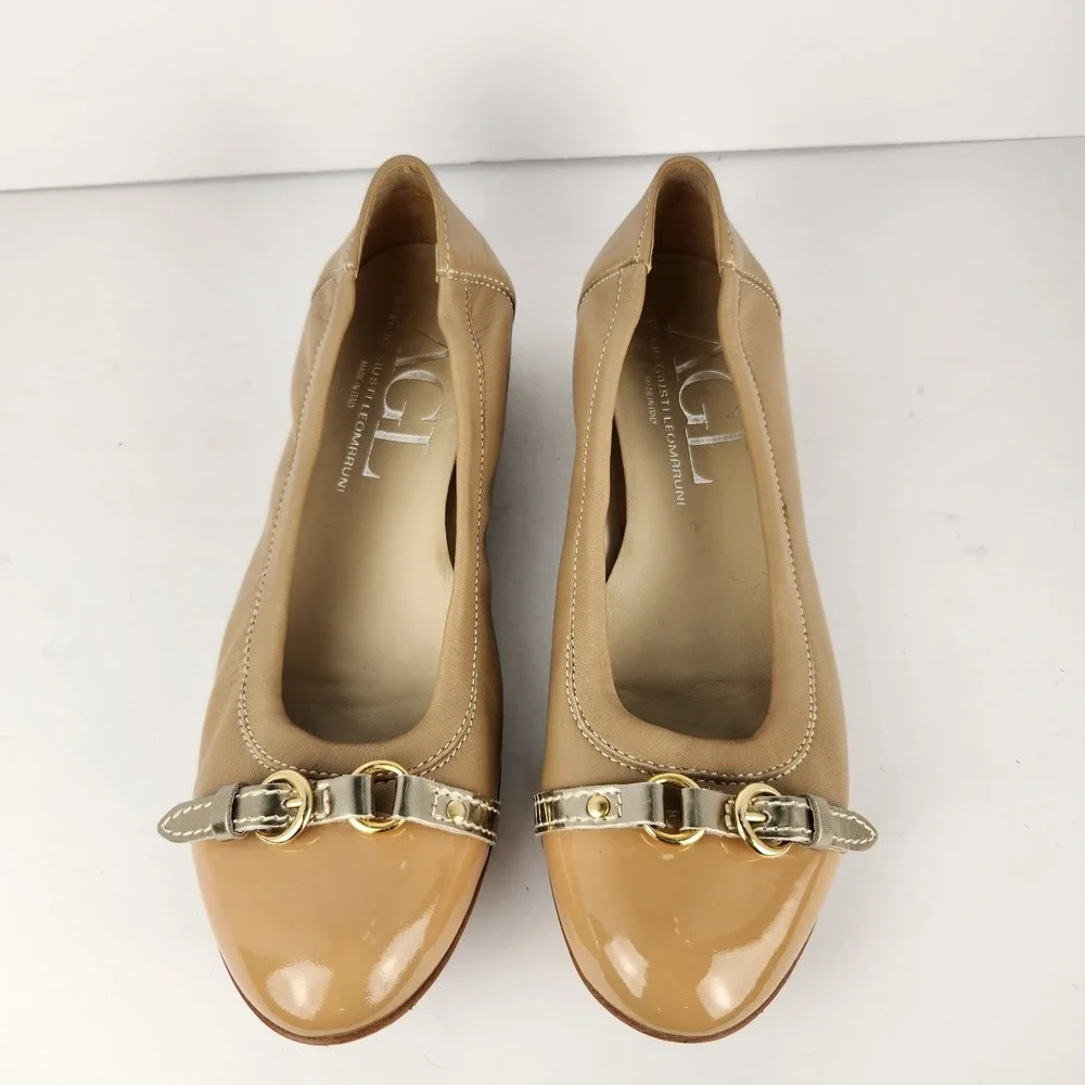 AGL ATTILIO GIUSTI Women's Ballet Preppy Flats 39 (8)